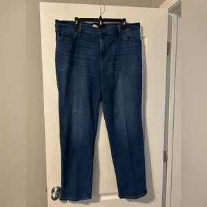 Code Bleu Women’s Straight-Leg Jeans in Dark Blue